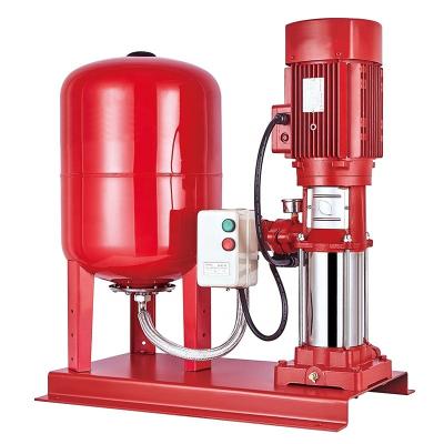 China Utilities Vertical Multi-Stage Pump With Industrial Pressure Tank For Combat Fire Pump System for sale