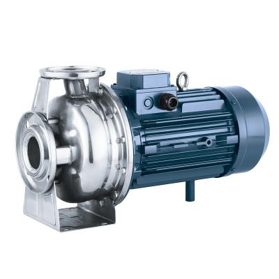 China Industrial Utilities Stainless Steel Centrifugal Pump Horizontal Standard Pump With Large Flow for sale