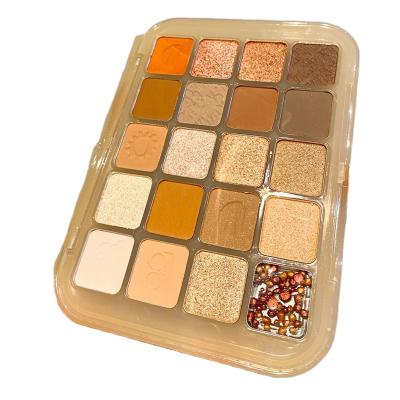 China Chestnut 20 Colors Cosmetics Eyeshadow Palette Shimmer Shimmer Eyeshadow Waterproof Wholesale Makeup for sale