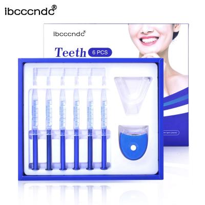 China Wholesale 6Pcs Exceptional Whitening Effect Teeth Whitening Gel Carbamide Peroxide Gel Teeth Whitener Tooth Syringe Dental Gel for sale