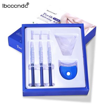 China Outstanding Whitening Effect 3Pcs Teeth Whitening Gel Carbamide Peroxide Gel Teeth Whitener Tooth Bleaching Syringe Dental Gel for sale