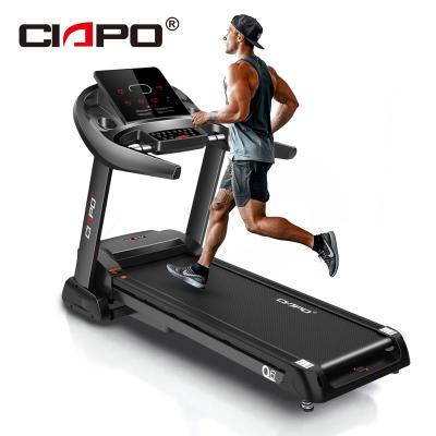 China 360 Degree Rotating Bottom Electric Home Gym Fitness Equipment Commercial Folding Treadmill With Screen Treadmill for sale