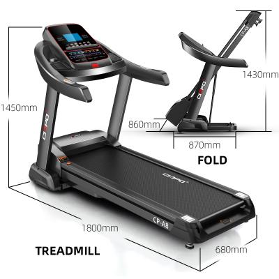 China New Generation CIAPO Home Semi-Commercial Treadmill Brightway Basic Heavy Duty Machine for sale