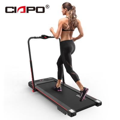 China CIAPO Mini Home Walking Pad With Handholder LCD Display Mini Foldable Home Exercise Treadmill for sale