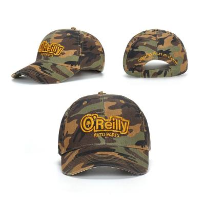 China COMMON Wholesale Custom Embroidered Logo Camouflage Cap Baseball Cap Sports Cap for Outdoor Activities for sale