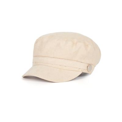 China Casual Wholesale Fashion Design High Quality Classic Vintage Customized French Leather Berets Hat For Women for sale