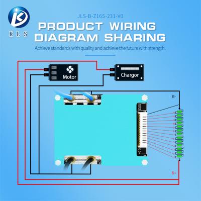 China 6S 7S 20A 25A 35A 45A 55A 60A Battery Management Unit NMC Lifepo4 Battery Bms Board for sale