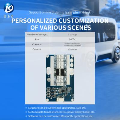 Китай 40A 60A BMS 3s 20a 11.1V 12.6V 18650 Литийная батарея защитная панель зарядки продается