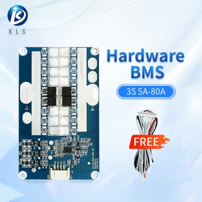 China 3S 5-80A Lithium Battery Pack BMS Board Battery Management System 1.6mm Thickness for sale