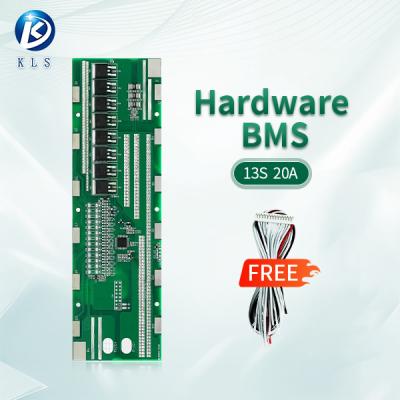 China 13S 20A Lithiumbatterijbeheersysteem BMS-bord met temperatuurbescherming Te koop