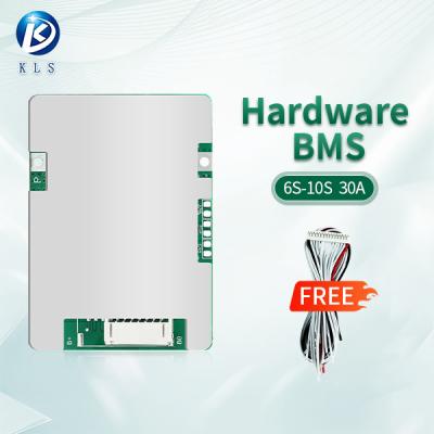 China 6S 7S 8S 9S 10S 42V 30A Hardware BMS With Balance For Lifepo4 / Sodium Ion Battery Packs for sale