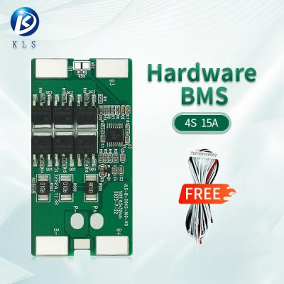 China 4S BMS Lifepo4 15A Active Balancer BMS Board For Power Tools And Solar Battery Pack for sale