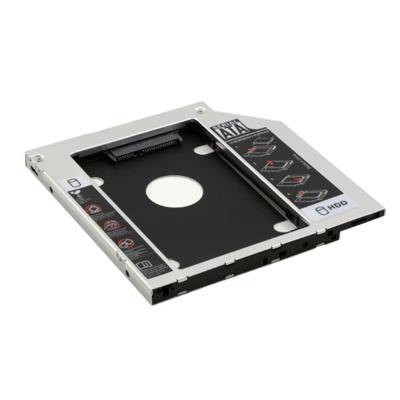 China 12.7mm Hard Drive Aluminum Alloy Enclosure Laptop 2.5 Inch HDD SSD Hard Drive DVD Bracket for sale