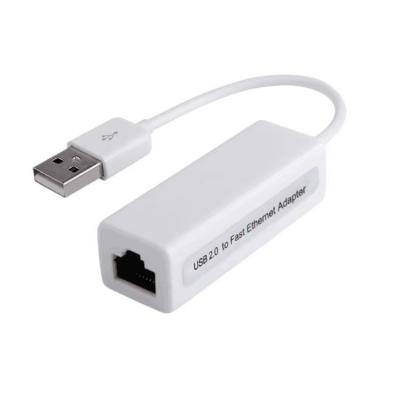 China Factory direct 9900 LAPTOP LAN Ethernet USB2.0 to RJ45 network port adapter with wired network card for sale