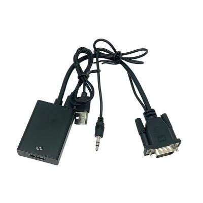 China HDTV factory spot with HD audio VGA to HDTV computer to TV transfer cable conversion line for sale