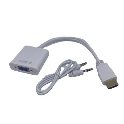 China COMPUTER HD Cable With Audio Converter Computer Adapter Cable HDTV TV To VGA Adapter Cable for sale