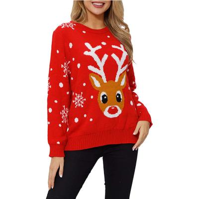 China New Design Anti-Wrinkle Ugly Reindeer Women Christmas Sweater Christmas Sweater With Great Price for sale