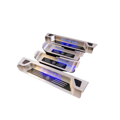 China Chinese factory sale LED light double car door alphard door sill scuff plate in service for sale