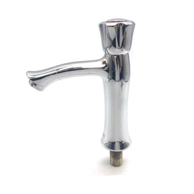 China New Design Bathroom Faucets Single Hole Chrome Metered Faucet MCPOLOO Basin Faucet for sale