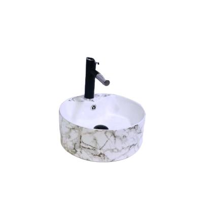 China Modern Modern Round Sinks Bathroom Sanitary Ware Ceramic Artistic Wash Basins For Sale for sale