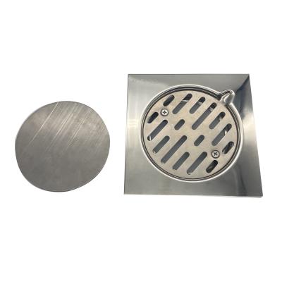 China Modern Chrome MFD10510 Various Types Screw Traps Stainless Steel Toilet Odor Proof 3 Pcs Design Floor Drain for sale