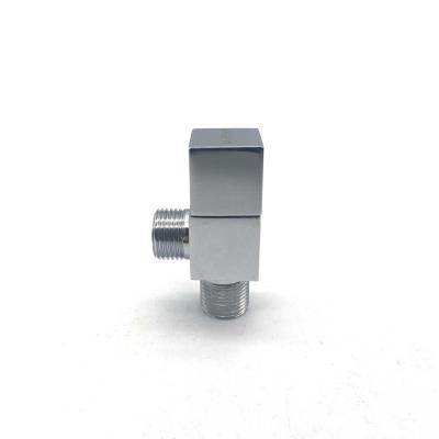 China MAV30102 CHROME TOILET Square Design Zinc Angle Valve Angle Stop Valve Toilet Angle Valve for sale