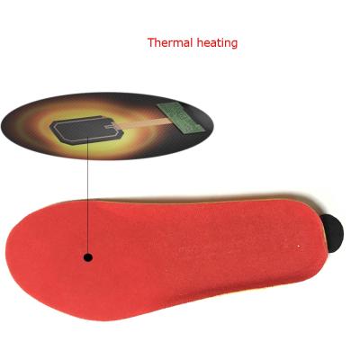 China New Winter Size High Efficiency Adjustable Activated Carbon Fiber Rechargeable Battery Infrared Electric Cordless Foot Care Heater Insoles for sale