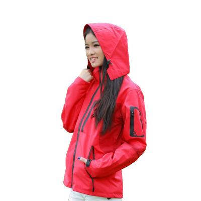 China Wholesale Viable Winter 5V USB Rechargeable Electric Battery Women Heated Hoodie Jacket Heating Hoodie Coat for sale