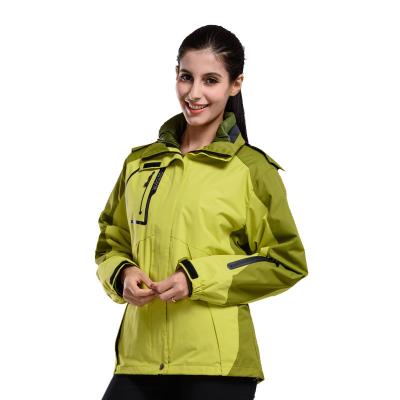 China Sustainable Custom Winter Electric Battery Operated Rechargeable Women Hiking Heated Jacket for sale