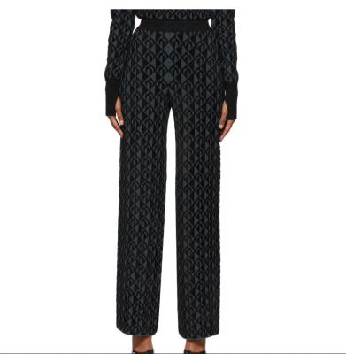 China Gray Moon Lozenge Lounge Pants black QUICK DRY for sale