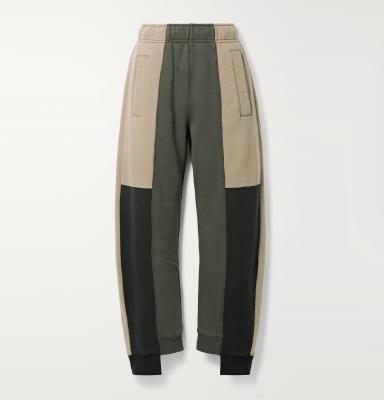 China High Quality Custom Made Autumn Anti-wrinkle Cotton Track Fashionable Paneled Pants for sale