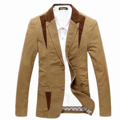 China OEM QUICK DRY Custom Made Cotton Contrast Color Men's Blazer 100% Korean for sale