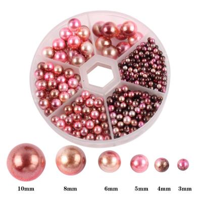 China 700pcs Miracle Acrylic Color Beads Plastic Bead No Hole Loose Bead For Jewelry Making for sale