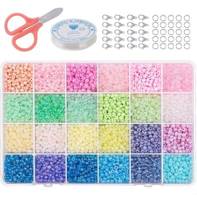 China Crystal DIY Miyuki Glass Beads For Jewelry Making Gift Rainbow ColorJewelry Bead Kit for sale