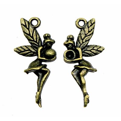 China Alloy Angel Wing Pendant Charms Designer Charms of the CLASSIC 26x11mm for DIY bracelet for sale