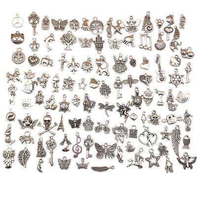 China 100pcs CLASSIC mixed designer charms for diy bracelets jewelry making for sale