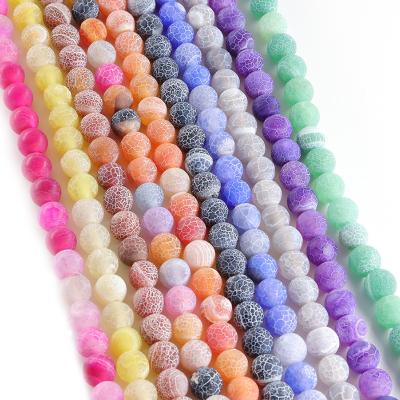 China Opalescent/opalescence Matte Weathered Agate Natural Stone bead the gemstone for jewelry making for sale