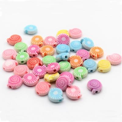 China Shell Kid Bead Washing Beads acrylic mix acrylic beads for DIY jewelry making 0.5kg per bag for sale