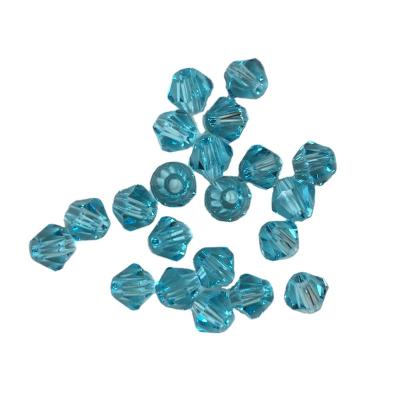 China Crystal Good Quality Beads Crystal Beads 4mm Blue Clear Color for sale