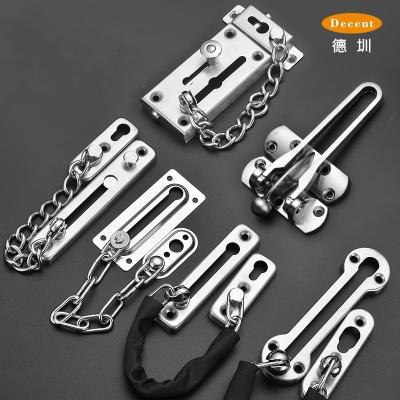 China Modern Furniture Accessories Stainless Steel Security Sliding Door Chain for sale