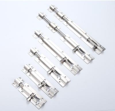 China Modern Different Sizes Stainless steel Square Door bolt Stainless Steel Door Latch Sliding door bolt for sale