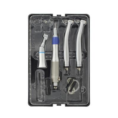 China Metal Complete Set Dental Low Speed ​​Handpiece Set With High Speed ​​Portable Dental Handpiece Unit for sale