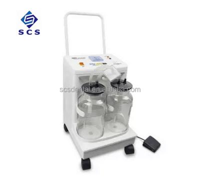 China Metal Hospital / Clinic Electric Portable Dental Suction Unit With 2 Capacity for sale