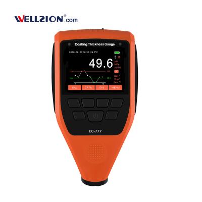 China EC-777E, 0 to 2000um remote control coating thickness gauge with external probe EC-777E for sale