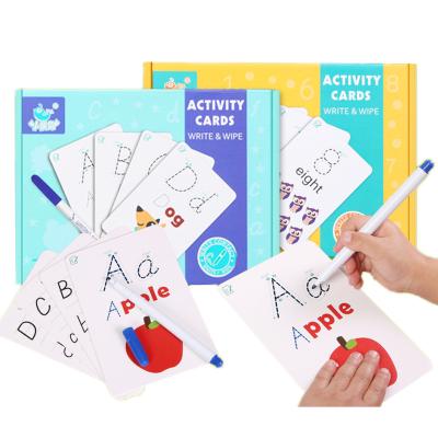 China Learning Cards Custom Early Education Spelling And Learning To Identify Cards 52 Letter Blocks And Wholesale 26 Instant Cheap for sale