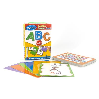 China Early Education Study Learning Card English Math Vocabulary Learning Wholesale Customized Knowledge Card For Kids for sale