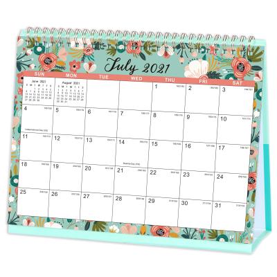 China Suitable Corporate Good Quality Internal Wall Calendar Prices Corporate Pages Customized Desk Calendar for sale