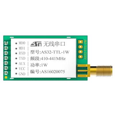 China Contactless RF Smart Card Ashining Sx1278 Lora As 32-ttl-1w 433mhz 8km Radio Module Transceiver Data for sale