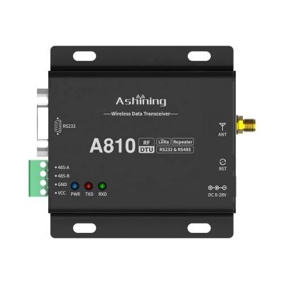 China Industrial IoT All New 433mhz 100mW 20dBm 5000m LoRa ASHINING A810 series rf transmitter wireless receiver module for sale