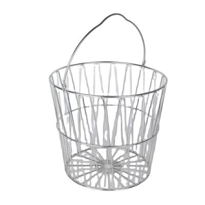 China Wholesale High Quality Multi Function Metal Woven Bucket Convenience Mesh Storage Basket for sale